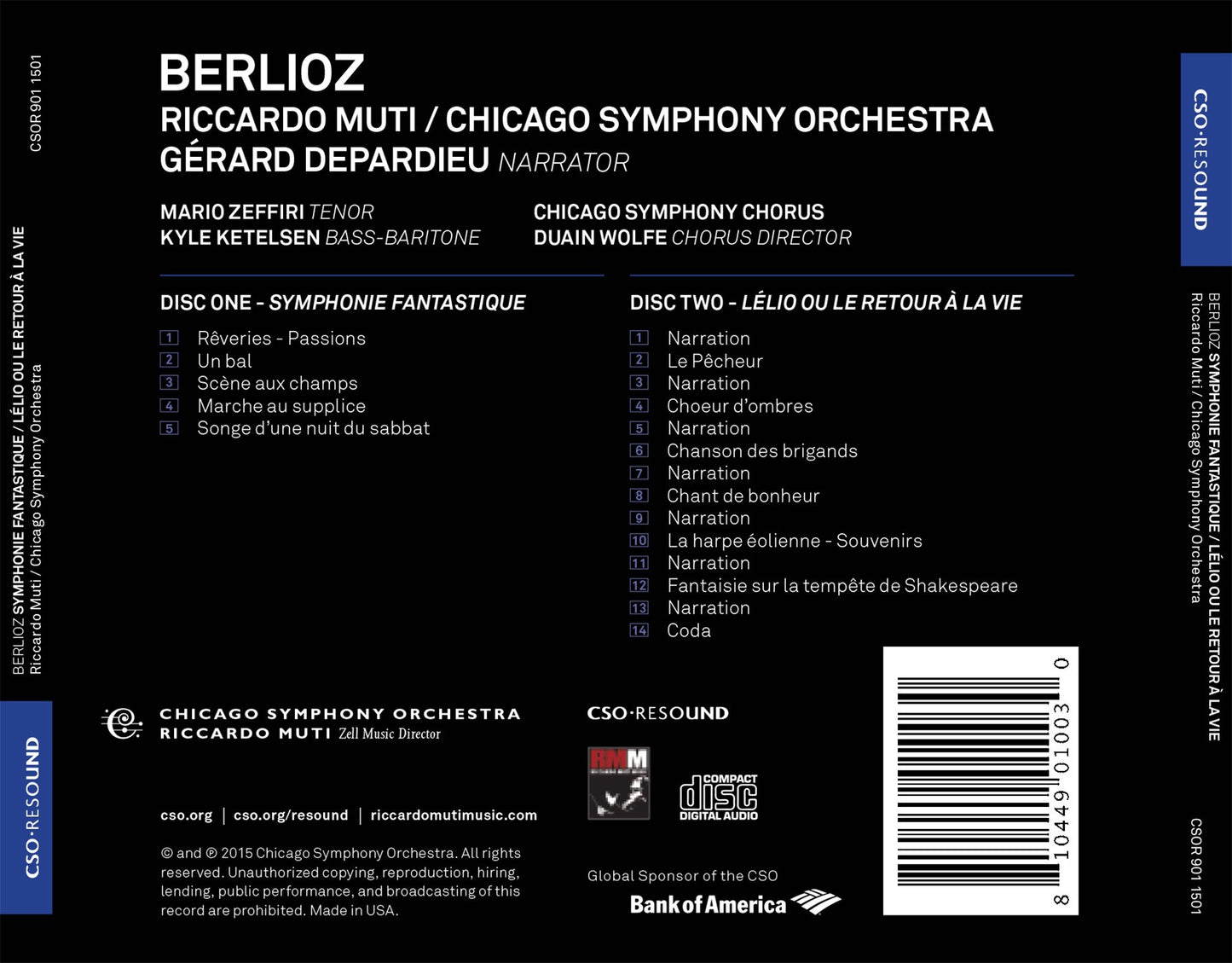 Berlioz: Symphonie fantastique & Lélio, ou le retour à la vi