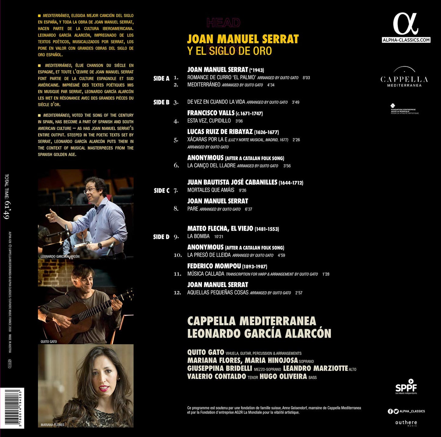 DE VEZ EN CUANDO LA VIDA (LP)