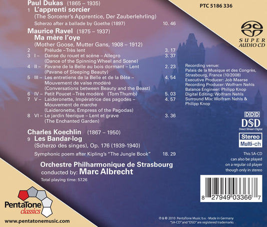 Dukas: L'apprenti sorcier - Ravel: Ma mere l'oye - Koechlin: