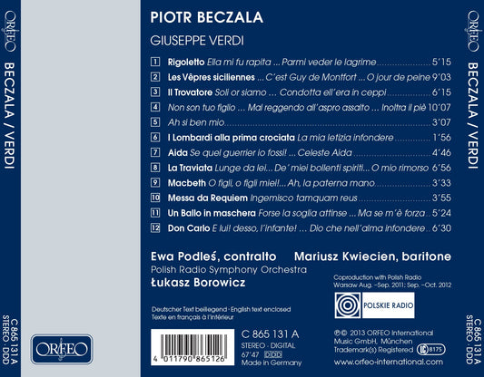 Verdi: Arias