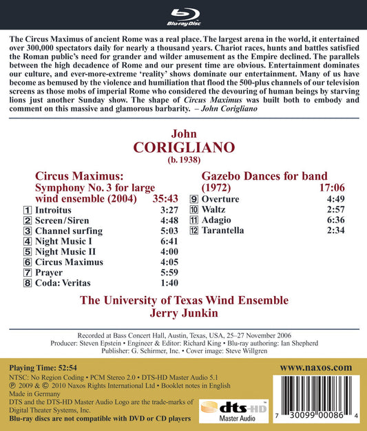 Corigliano: Circus Maximus