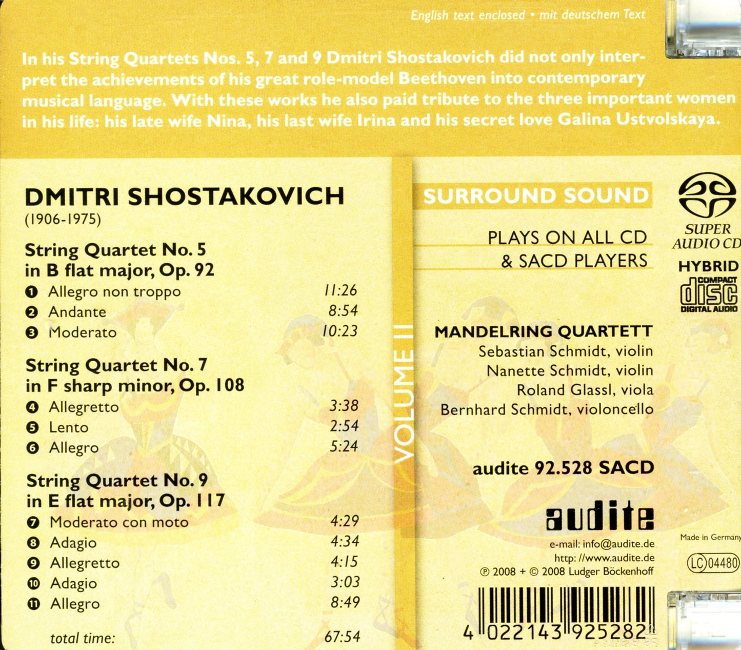 V 3: COMPLETE STRING QUARTETS