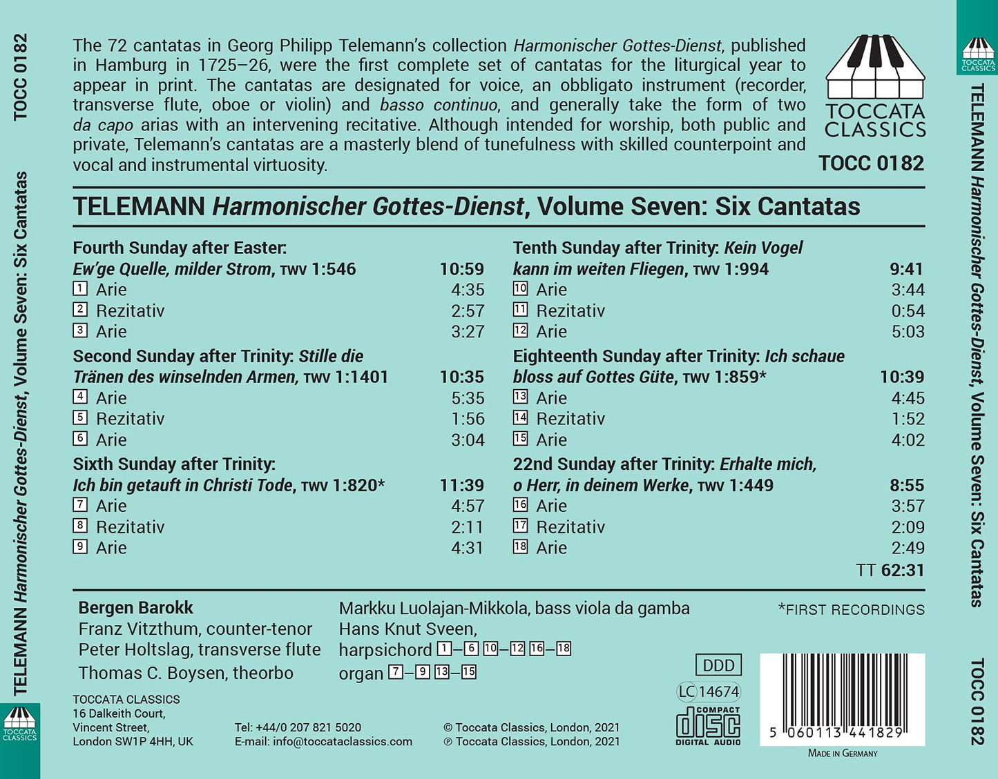 V7: HARMONISCHER GOTTES-DIENST