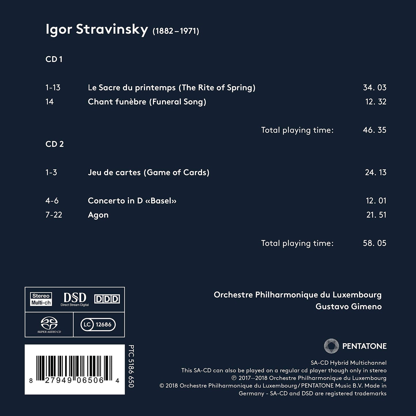 Stravinsky: Orchestral Works