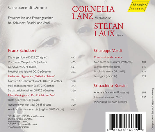 Schubert, Rossini & Verdi: Vocal Works