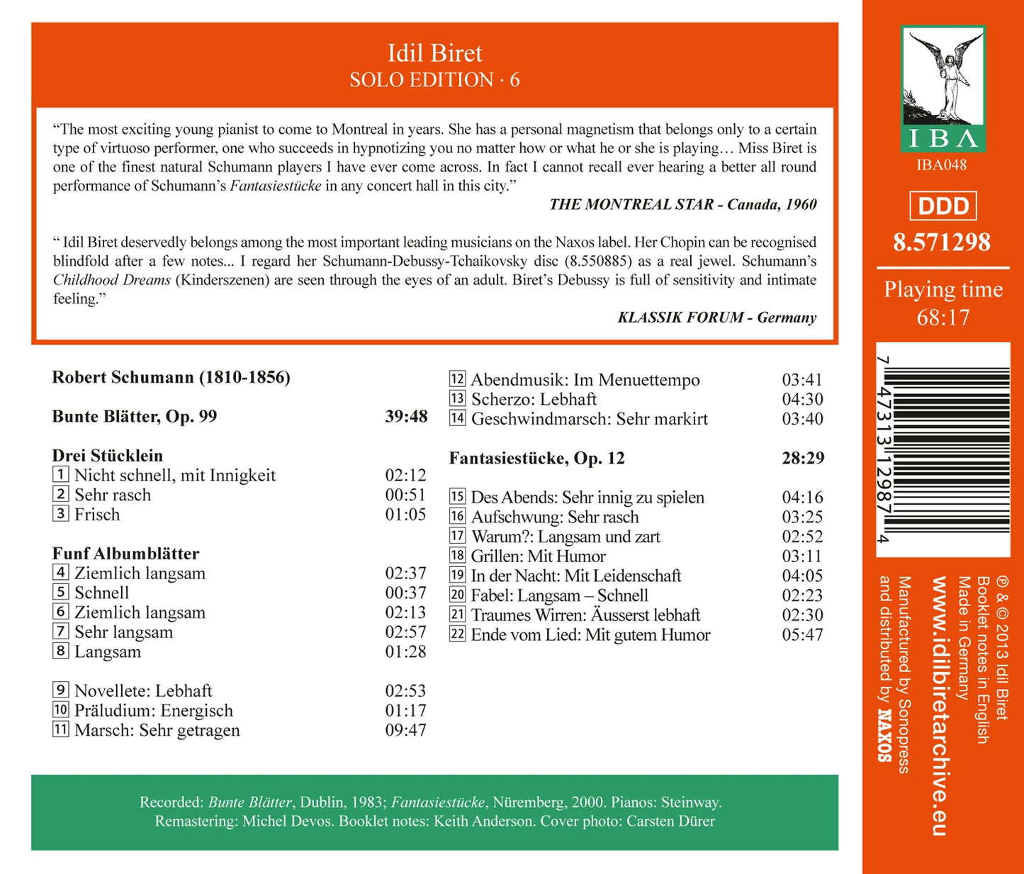 Idil Biret Solo Edition, Vol. 6