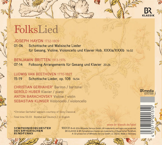 Beethoven, Britten & Haydn: FolksLied (Live)