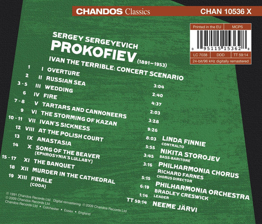 Prokofiev, S.: Ivan the Terrible (Concert Scenario)