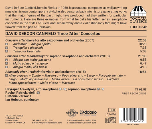 Canfield: 3 "After" Concertos