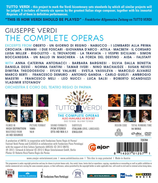Verdi: Tutto Verdi - The Complete Operas (Highlights)