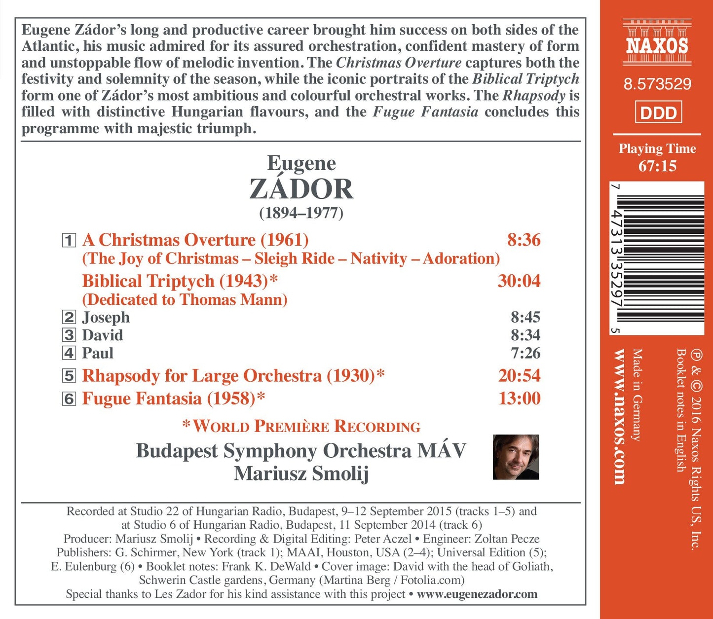 Zádor: Biblical Triptych