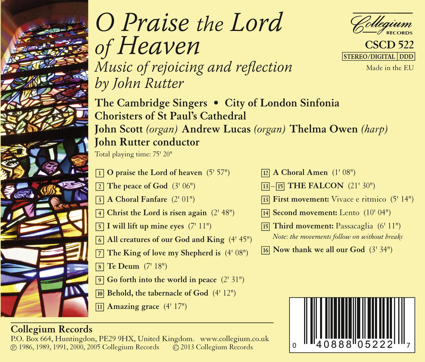O Praise the Lord of Heaven