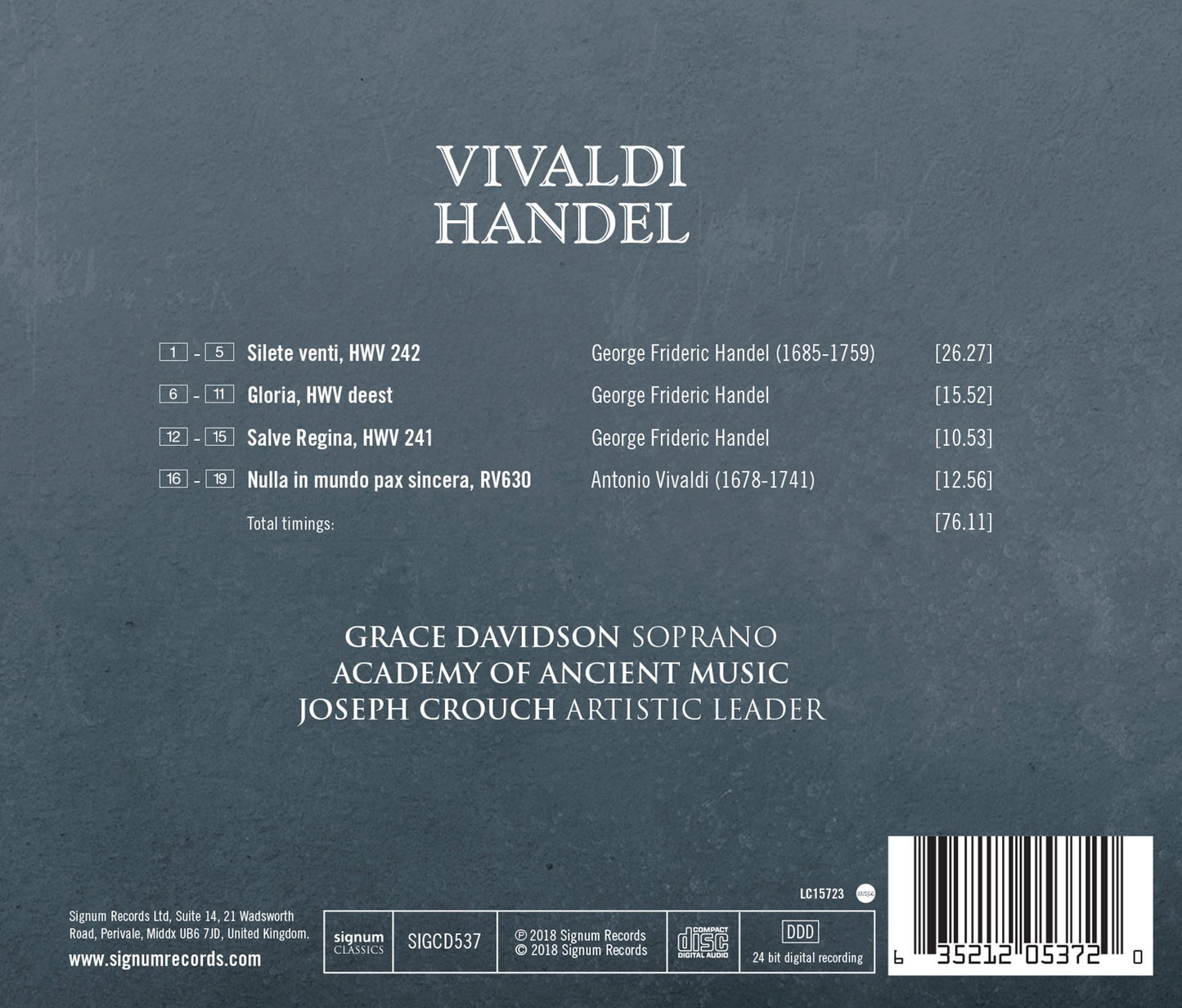 Vivaldi & Handel
