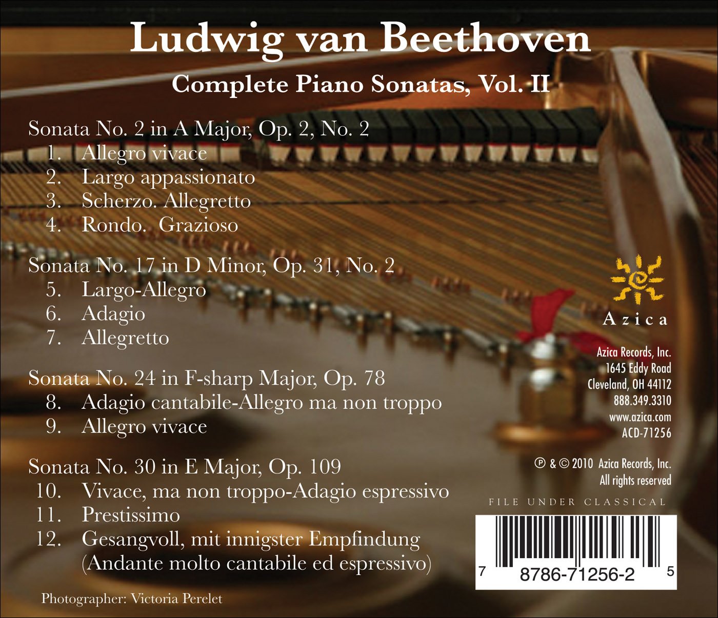 Beethoven: Complete Piano Sonatas, Vol. II