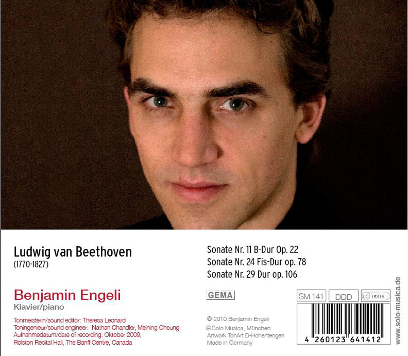 Beethoven: Piano Sonatas Nos. 11, 24 and 29