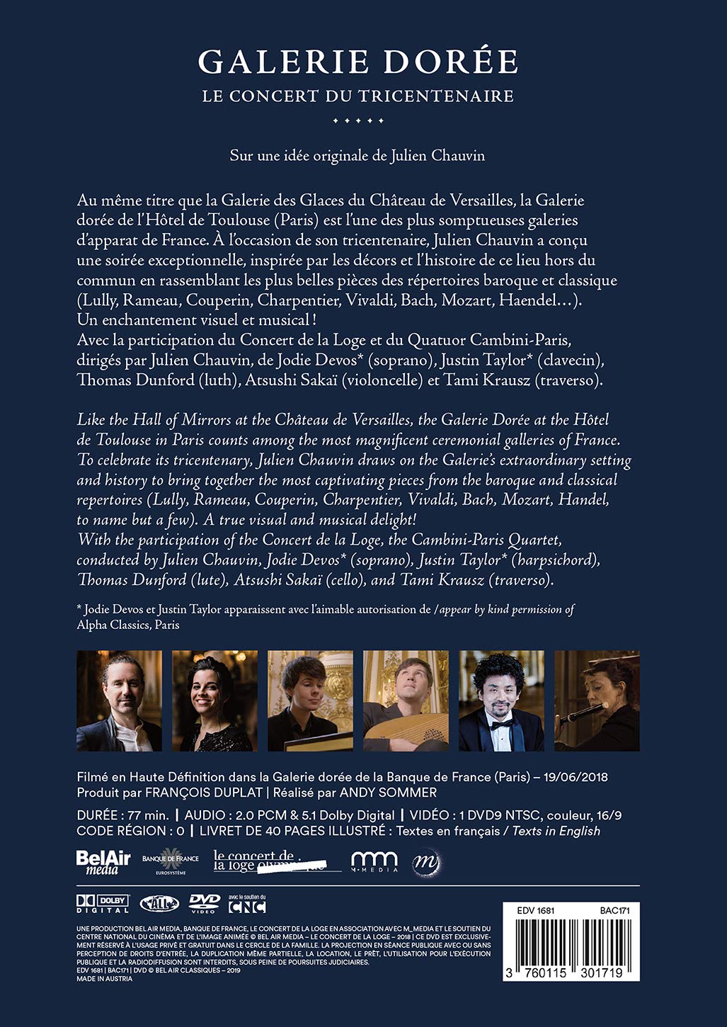 Galerie Dorée - Le Concert du Tricentenaire