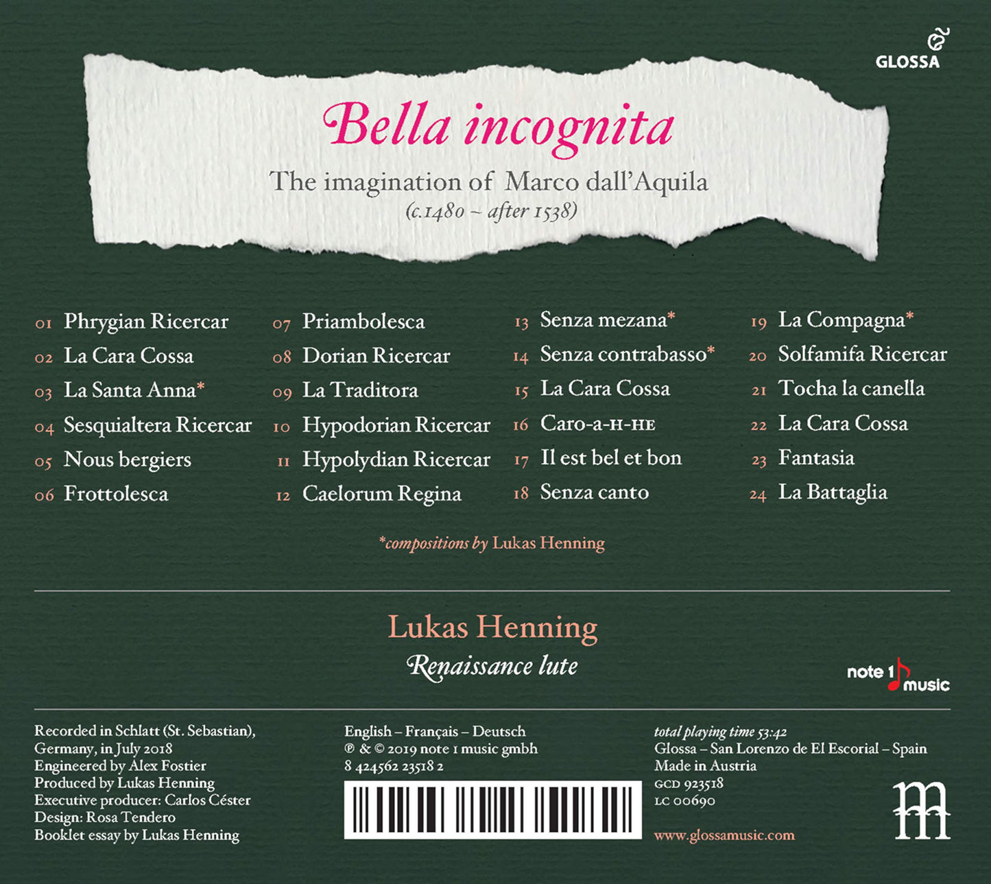 Dall'Aquila: Lute Works