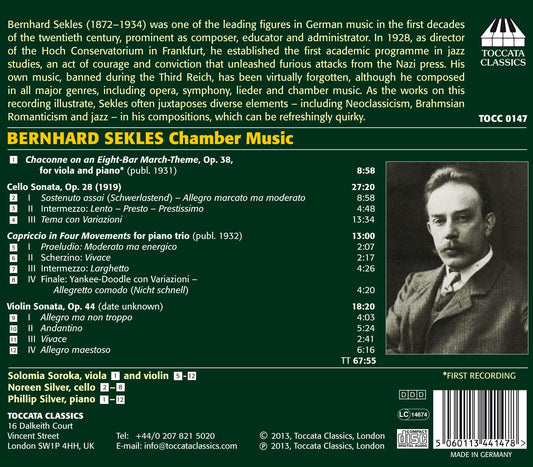 Sekles: Chamber Music
