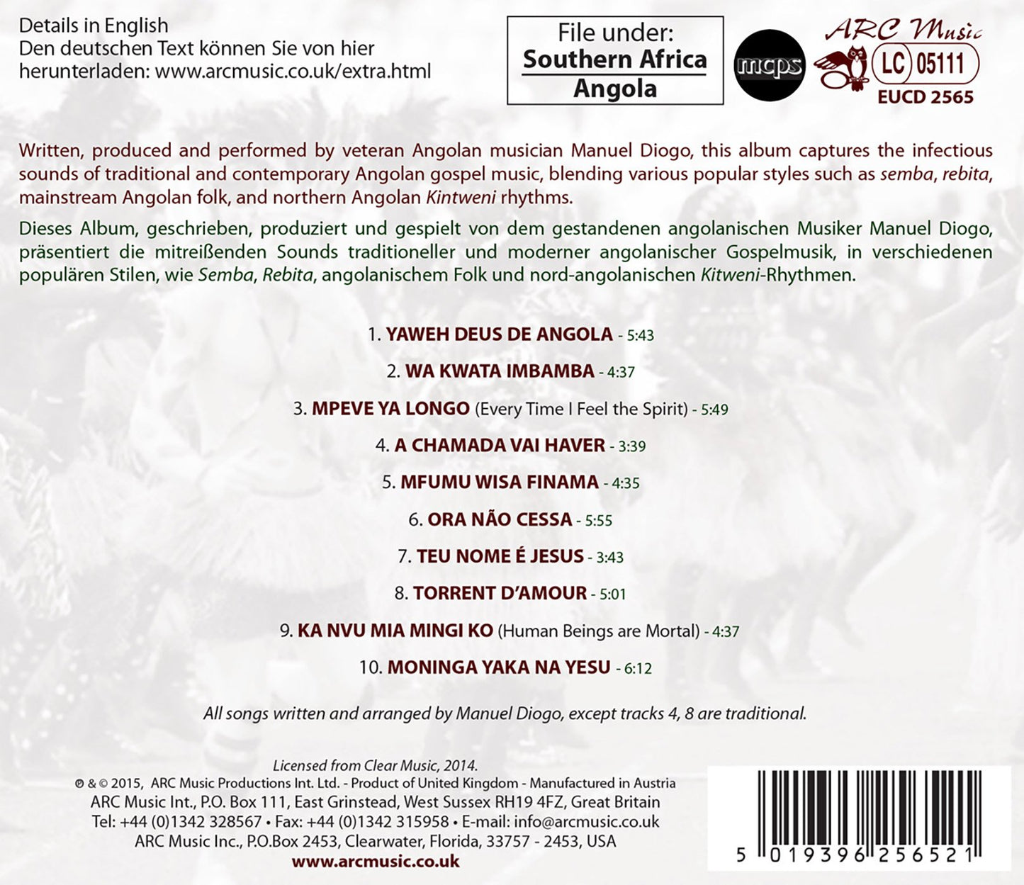 Music of Angola