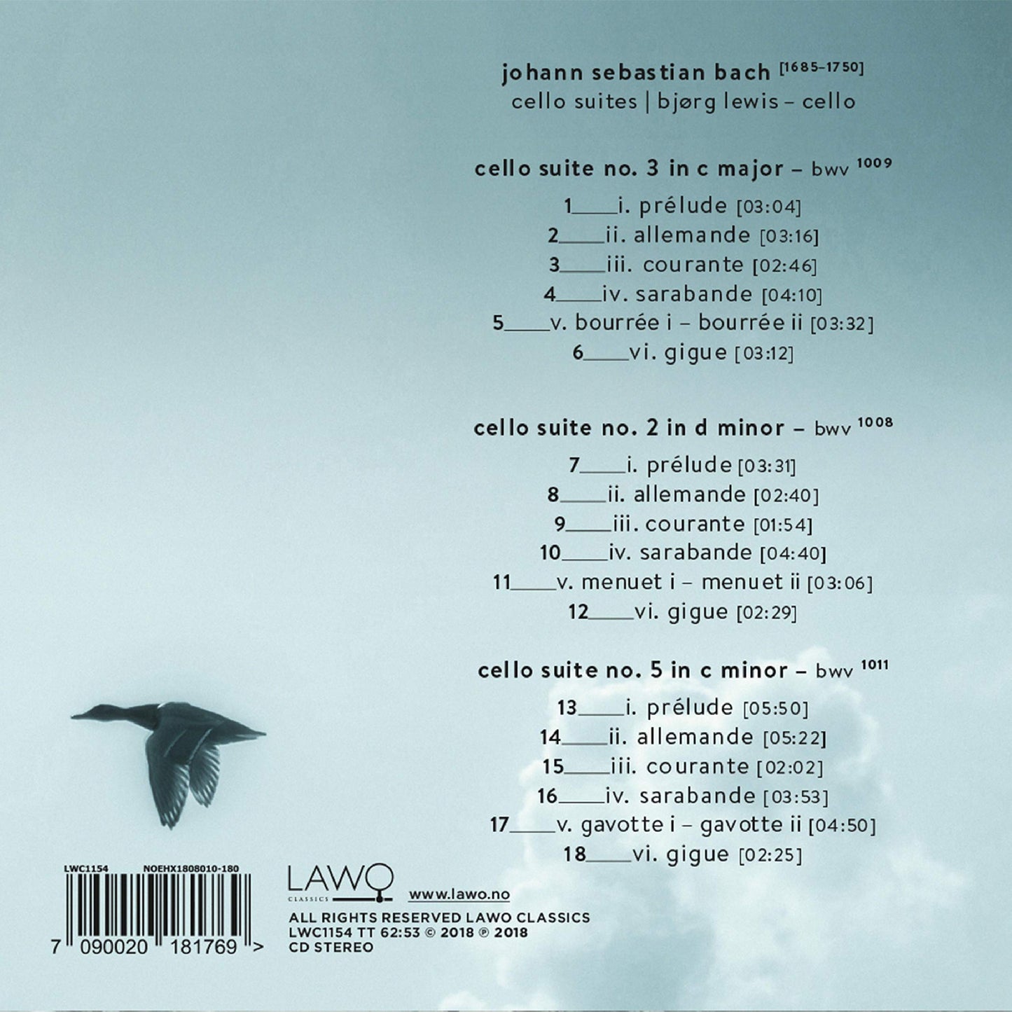 Bach: Cello Suites
