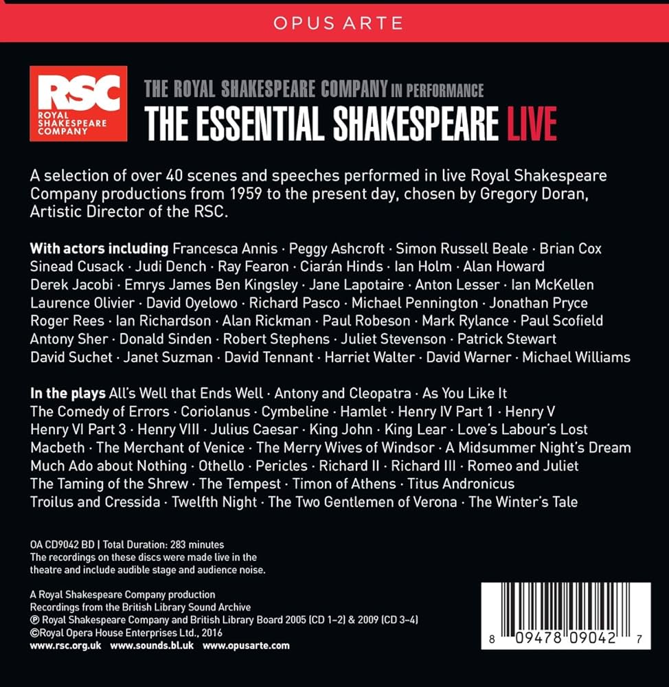 The Essential Shakespeare Live