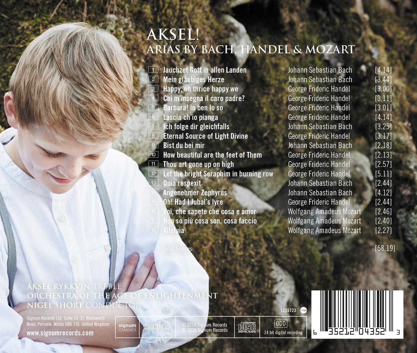 Bach, Handel, Mozart: Arias