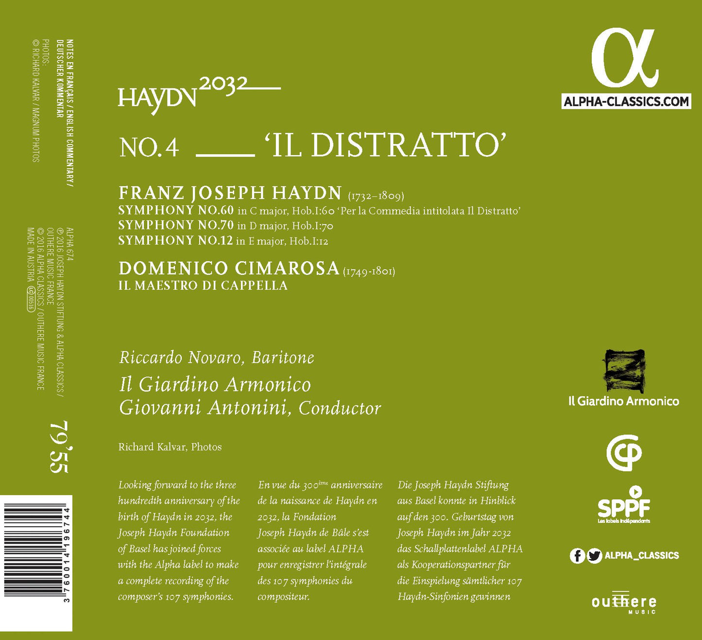 Haydn 2032, Vol. 4: Il distratto