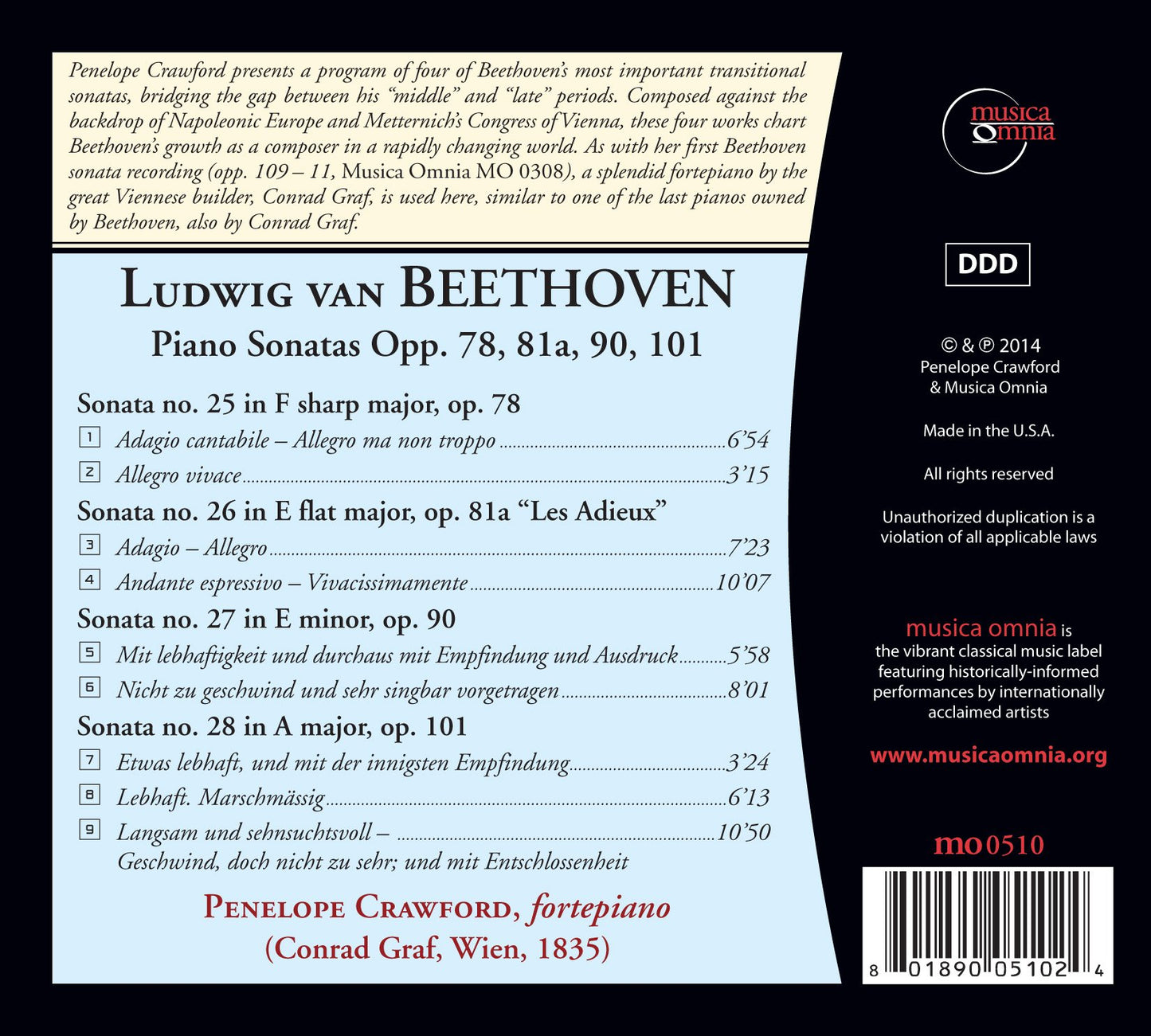 The Romantics, Vol. 21: Beethoven Piano Sonatas, Opp. 78, 81
