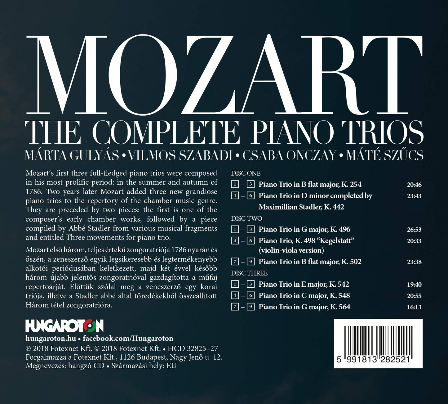 Mozart: The Complete Piano Trios