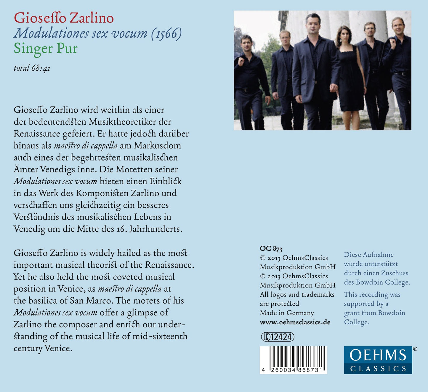 Zarlino: Modulationes sex vocum