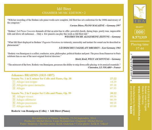Idil Biret Chamber Music Edition, Vol. 2