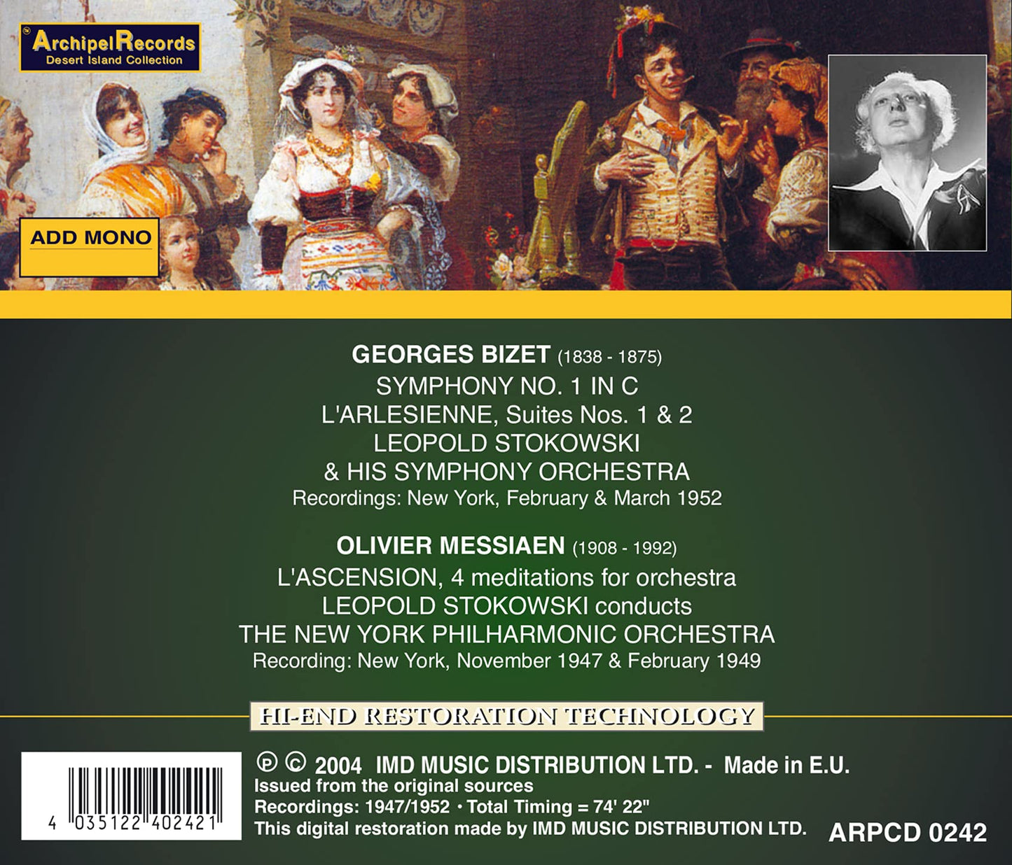 Bizet: Symphony No. 1 - L'Arlésienne Suites Nos. 1 & 2 - Mes