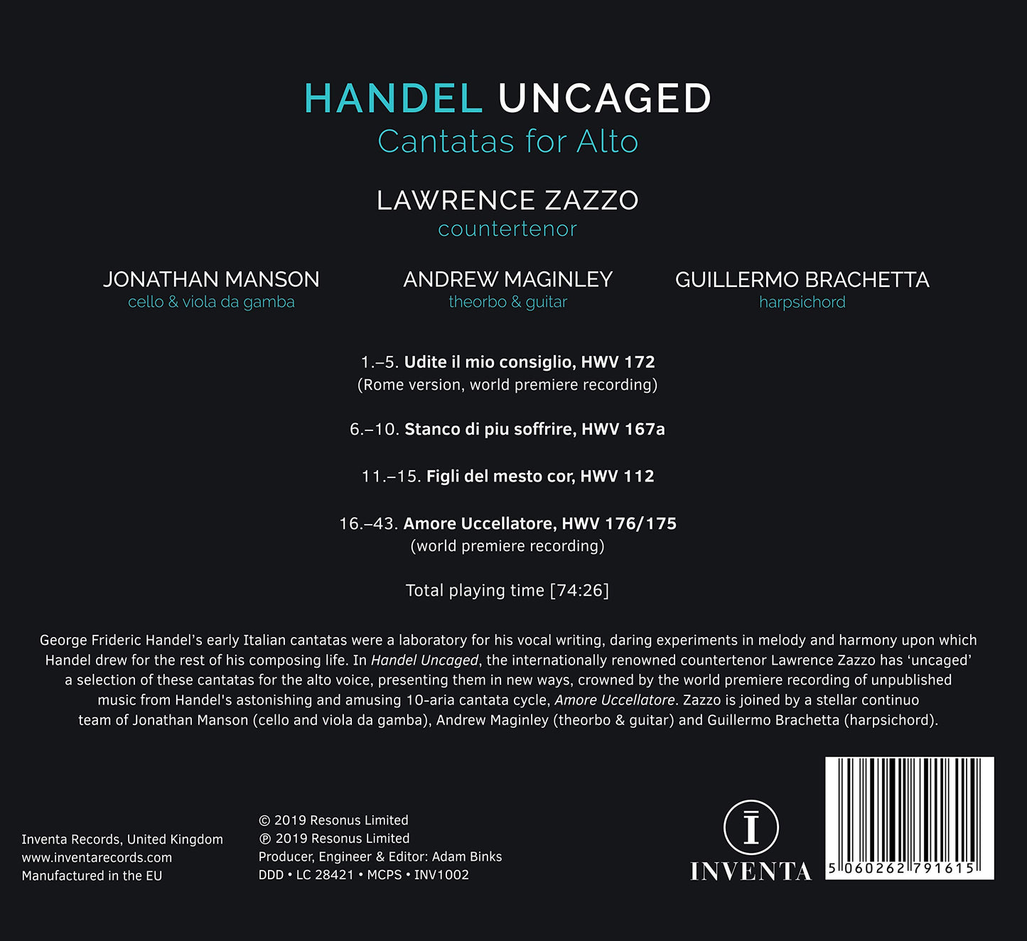 HANDEL UNCAGED