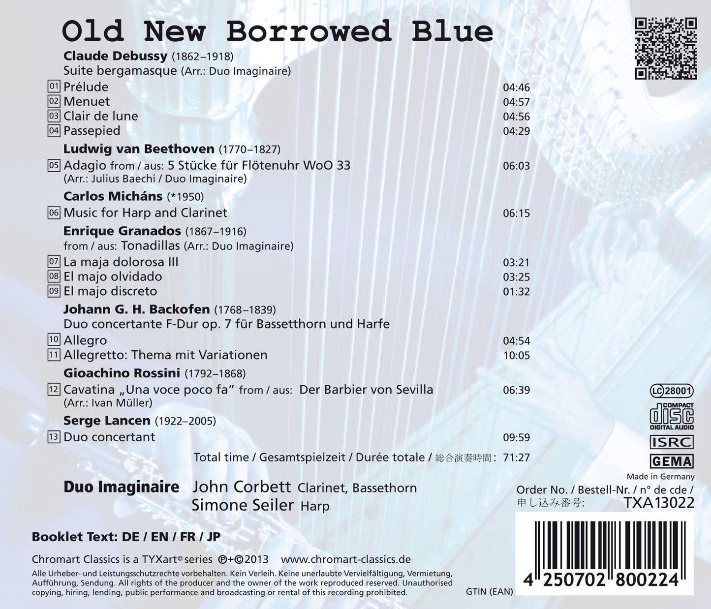 Old New Borrowed Blue