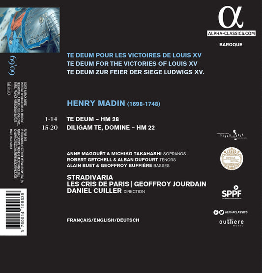Madin: Te Deum pour les victoires de Louis XV (Live)