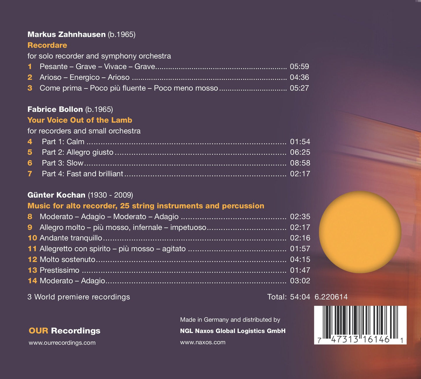 German & French Recorder Concertos