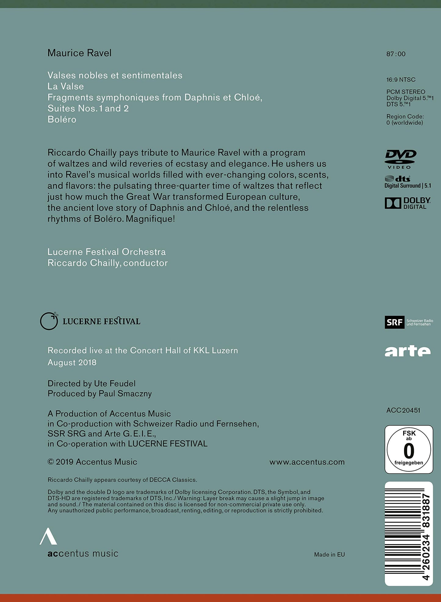 Ravel: Valses nobles et sentimentales - La valse - Daphnis e