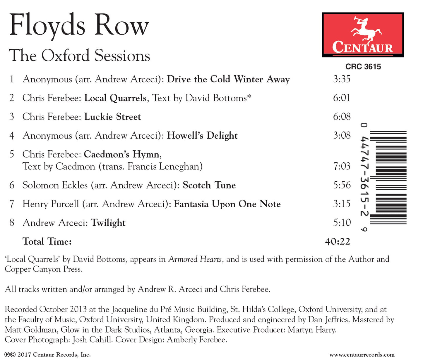 The Oxford Sessions