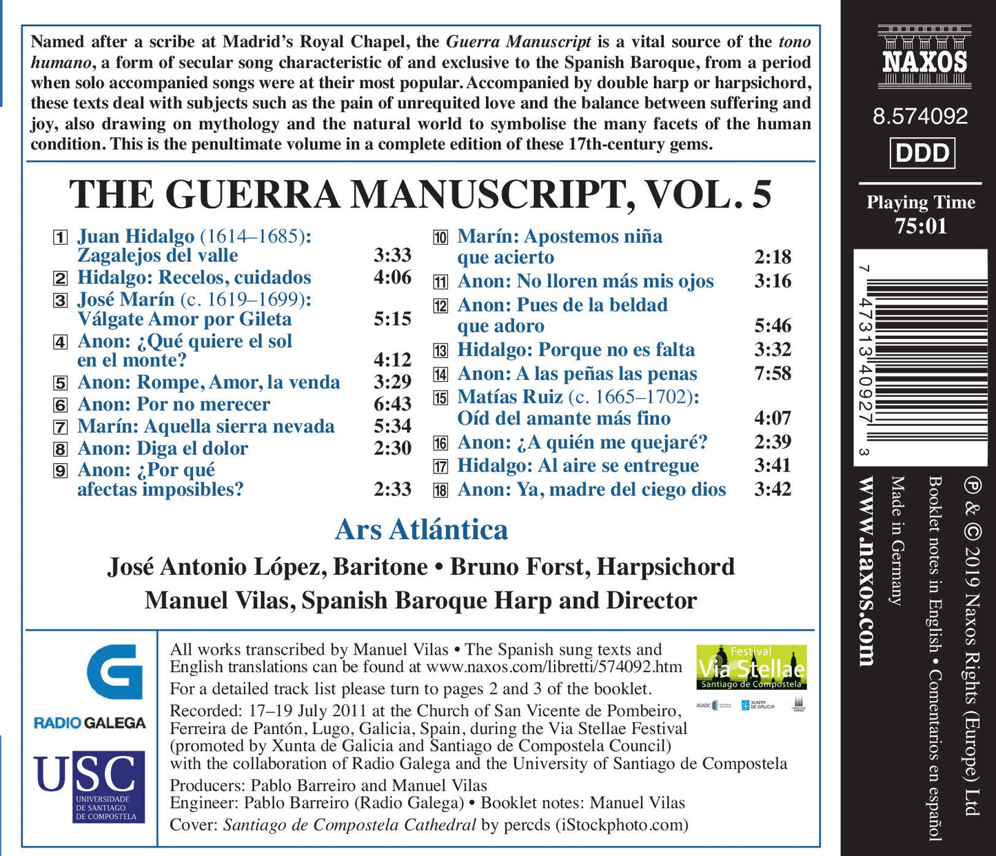 The Guerra Manuscript, Vol. 5