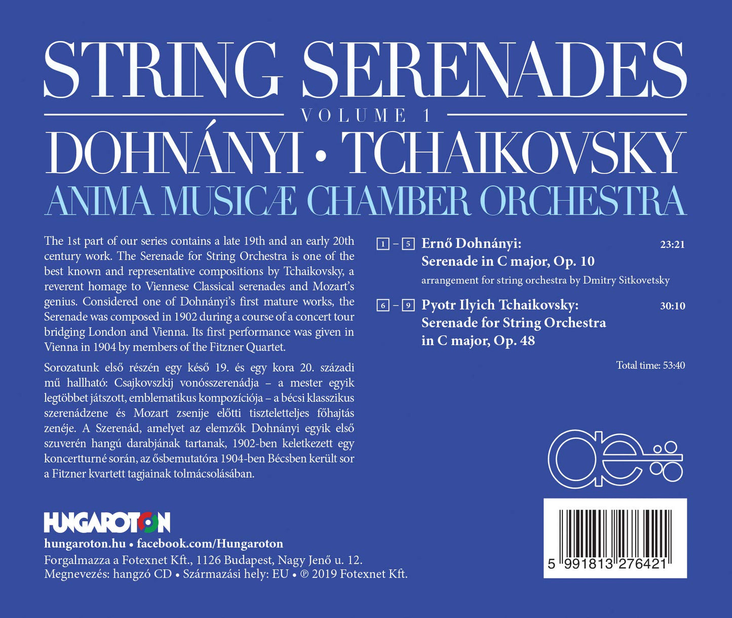 String Serenades, Vol. 1