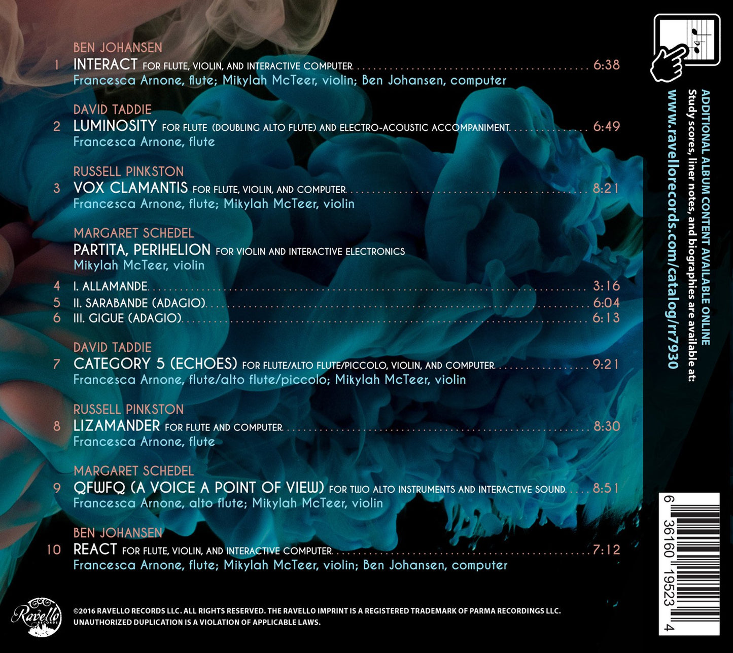 React: Music for Flute, Violin & Interactive Computer