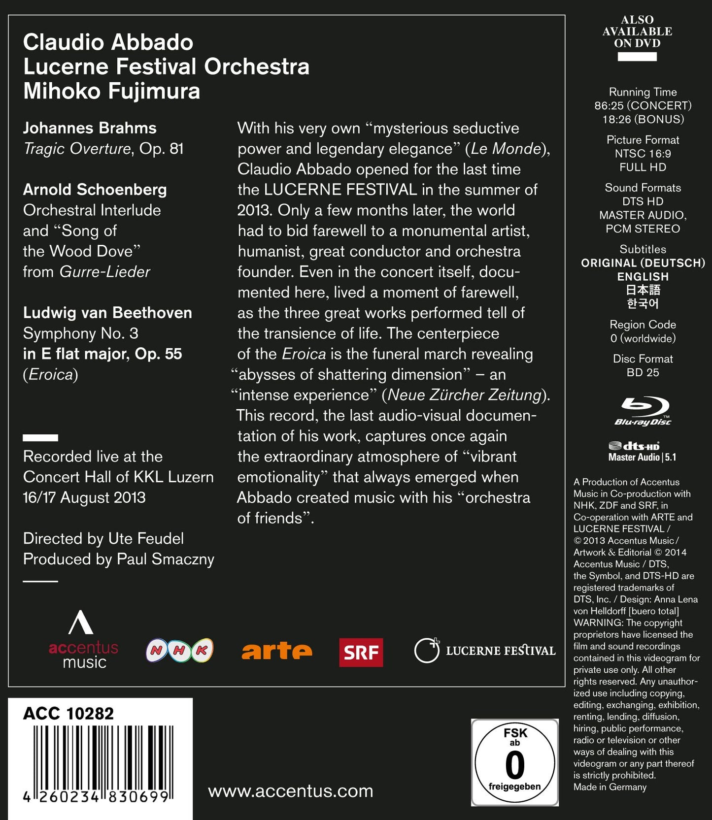 Brahms - Schoenberg - Beethoven
