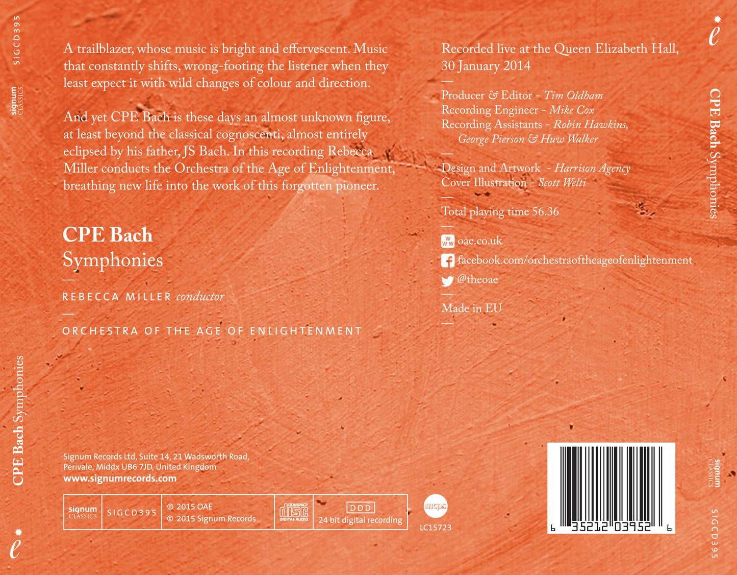 C.P.E. Bach: Symphonies