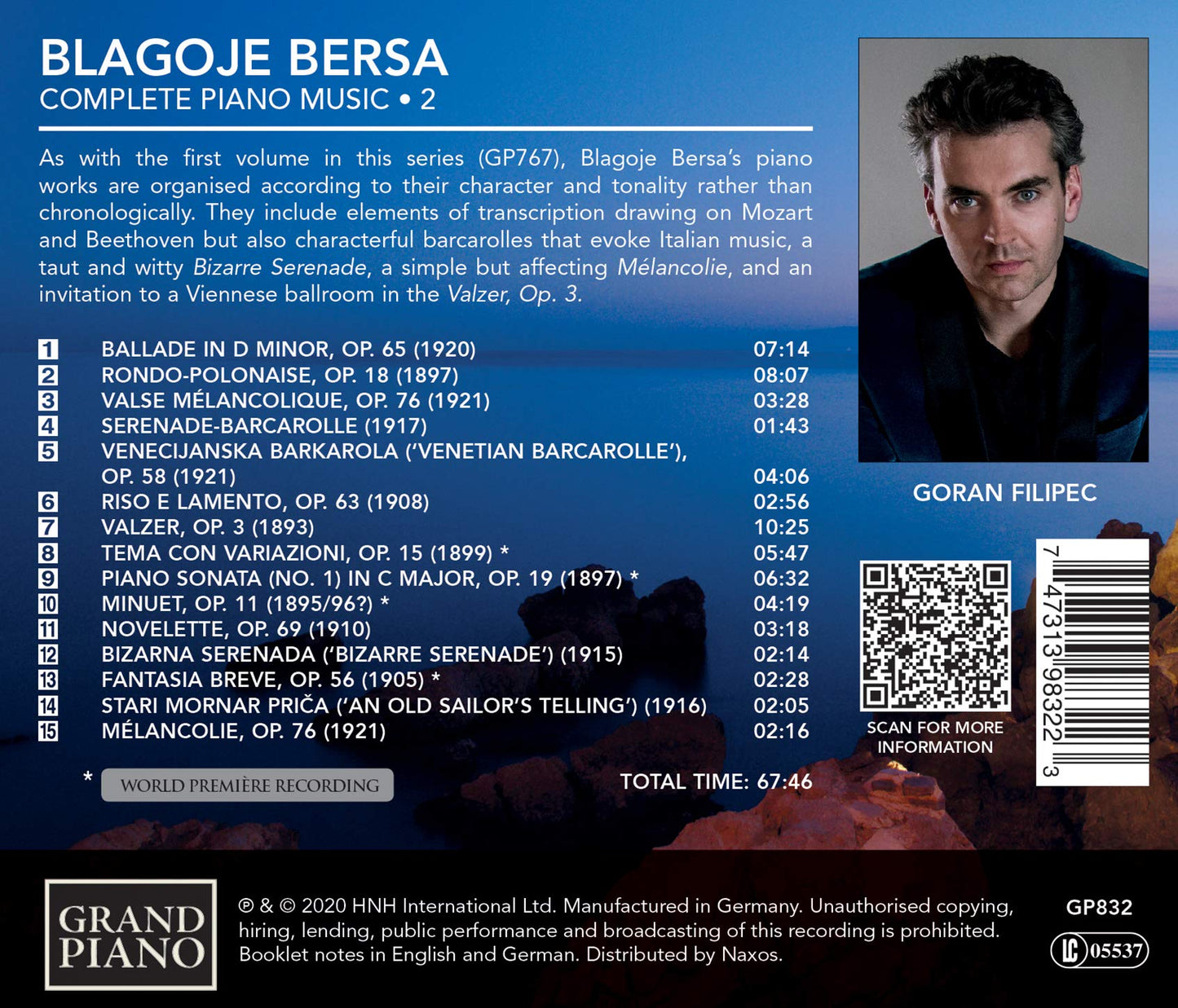 Bersa: Complete Piano Works, Vol. 2