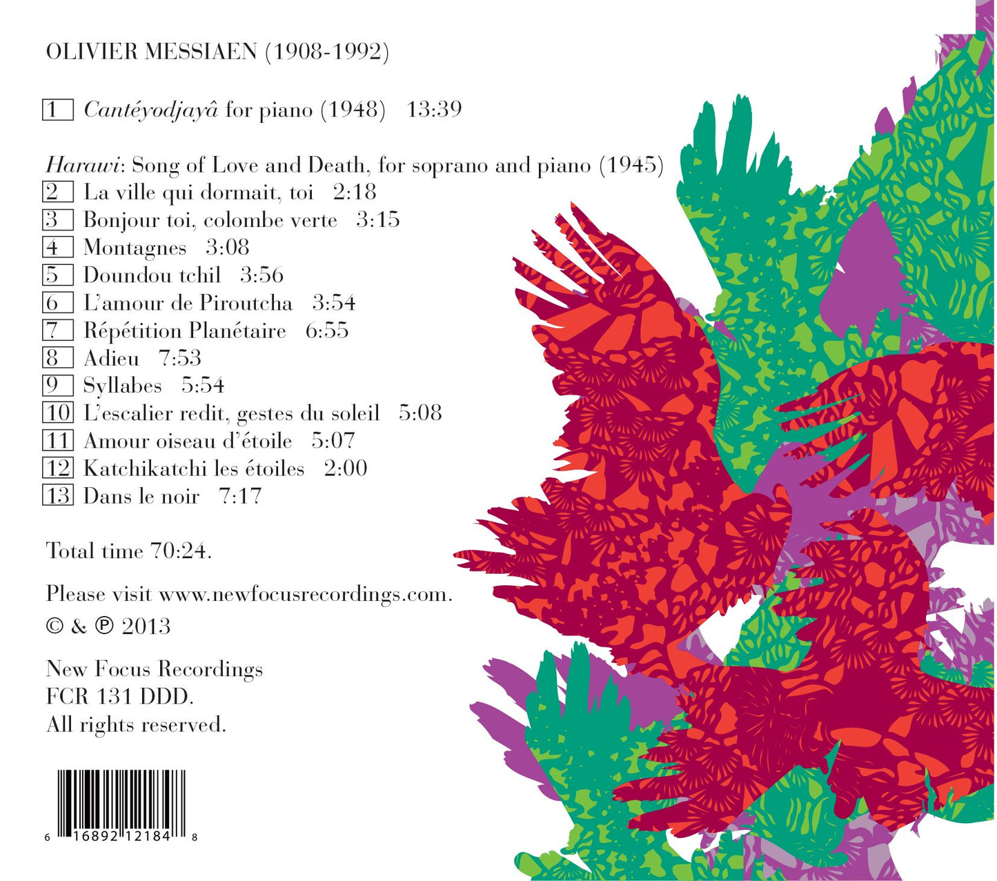 Messiaen: Harawi