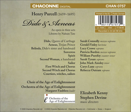 Purcell, H.: Dido and Aeneas [Opera]