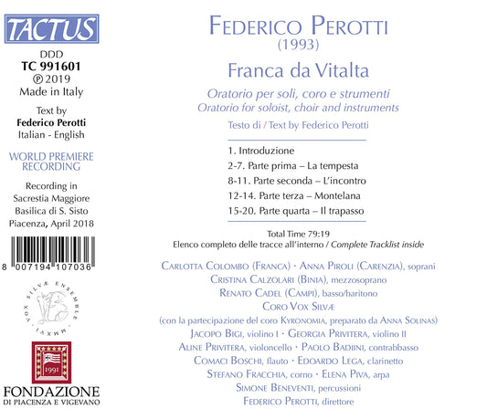 Perotti: Franca da Vitalta
