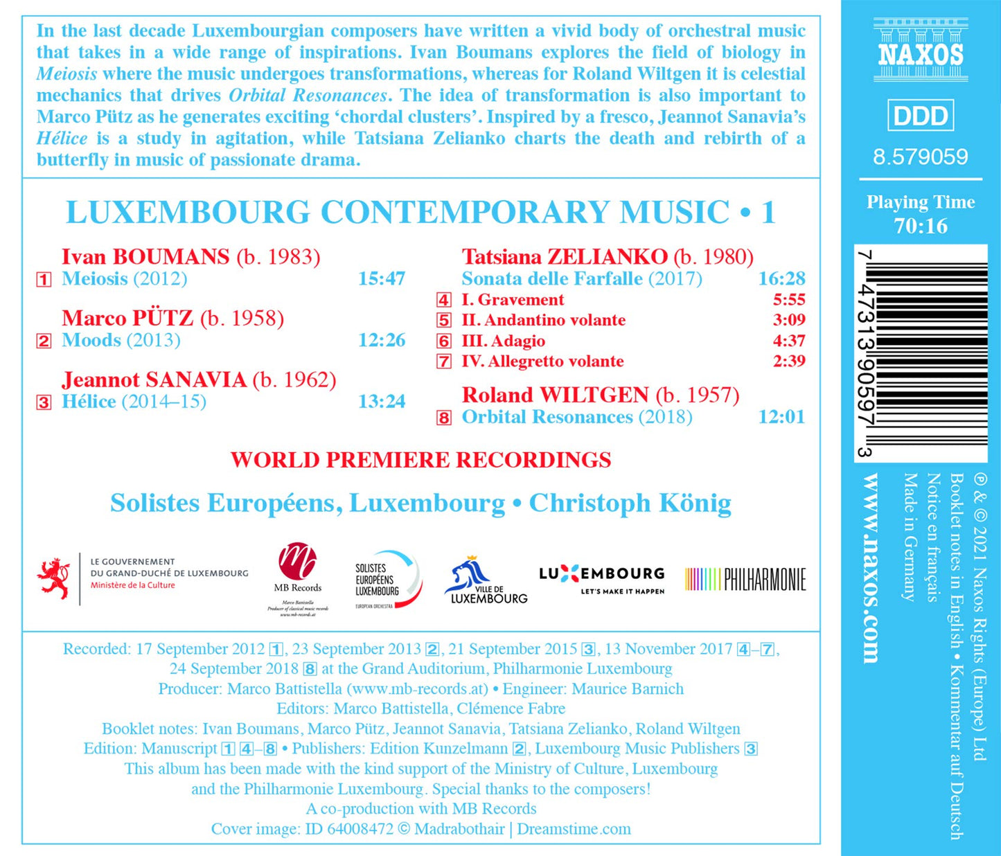 Luxembourg Contemporary Music, Vol. 1