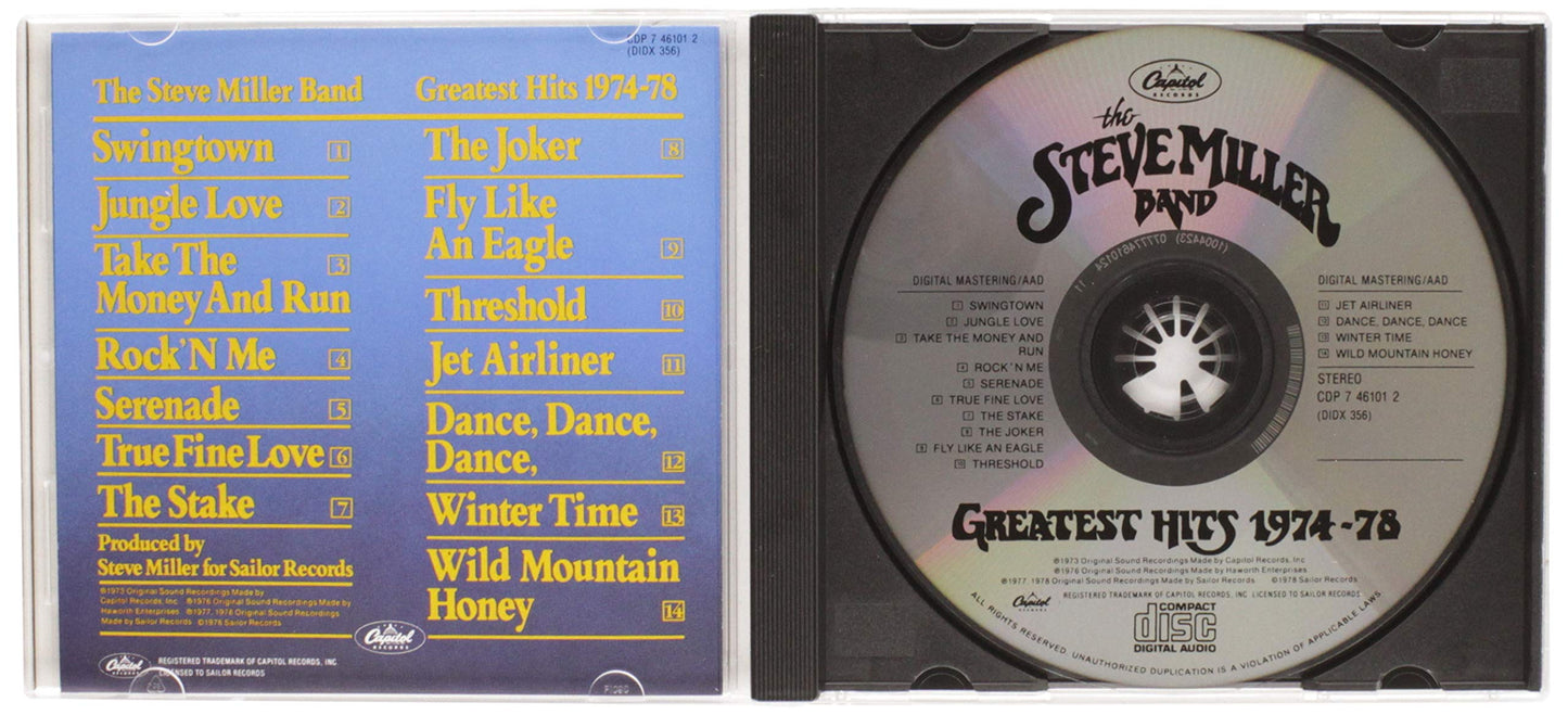Greatest Hits - 1974-1978 / Steve Miller Band