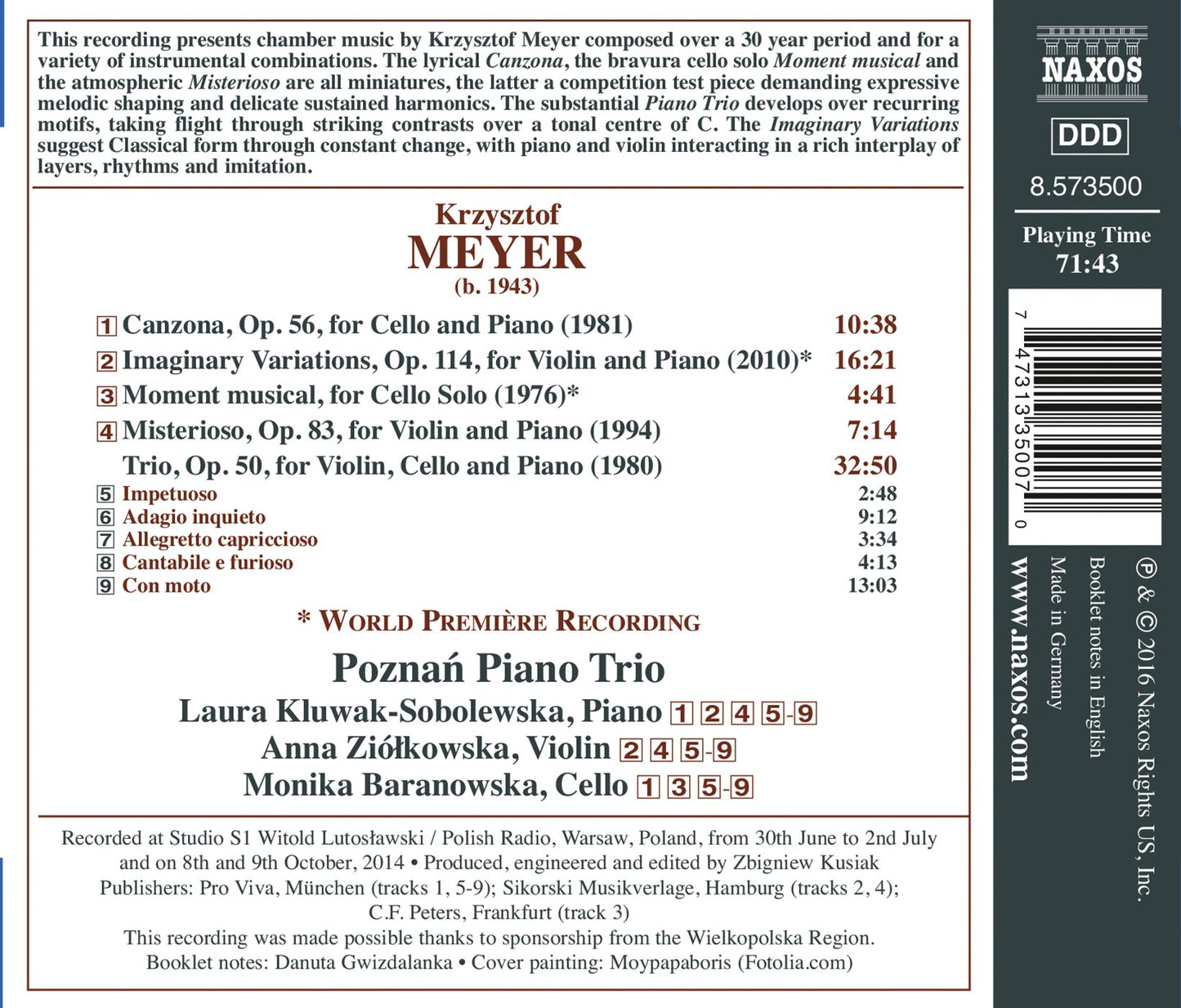 Meyer: Instrumental Music